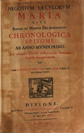 Negotium saeculorum Maria sive rerum ad matrem Dei spectantium