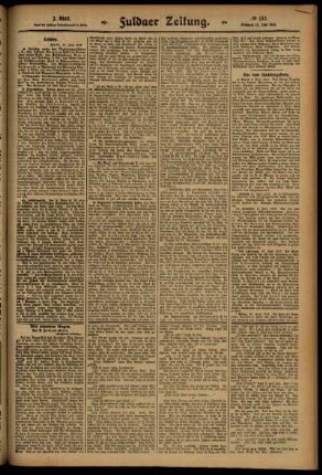 Zweite Ausgabe vom Mittwoch, den 11. Juni 1913.