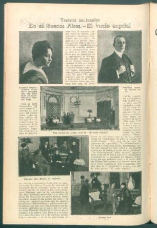 En el Buenos Aires.- El vuelo nupcial : Teatros nacionales