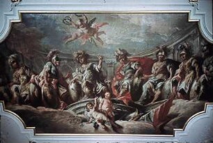 Acht Helden des Klassischen Altertums: Achilles, Patroclus, Hektor, Aeneas, Caesar, Pompejus, Scipio, Hannibal