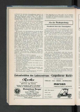 Plauderei über das Eheaufgebot