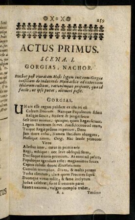 259-266, Actus Primus.