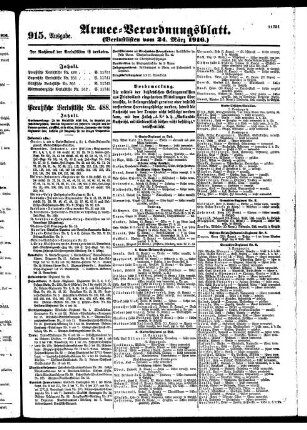 915. Ausgabe. Freitag, 24. März 1916