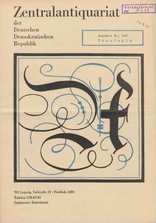 Nr. 946: Theologie
