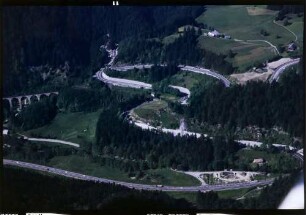 Höllental: Ravennaviadukt und Kehren der B 31