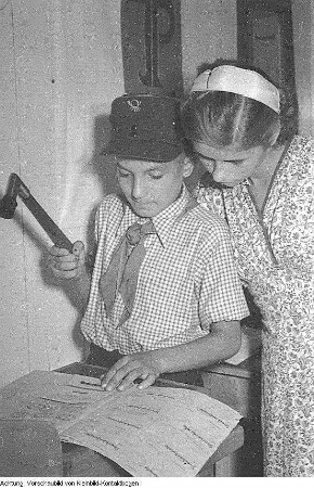 Dresden, Pionierpostamt, August 1951