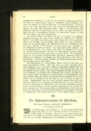 Die Schwemmlandsdecke bei Flensburg.