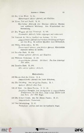 Holzschnitte (Nr. 243-346)