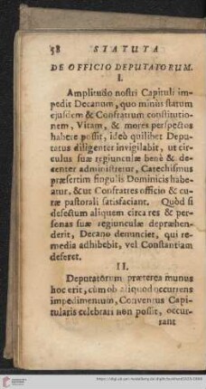 De officio deputatorum