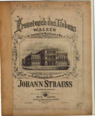 Freut euch des Lebens : Walzer ; op. 340