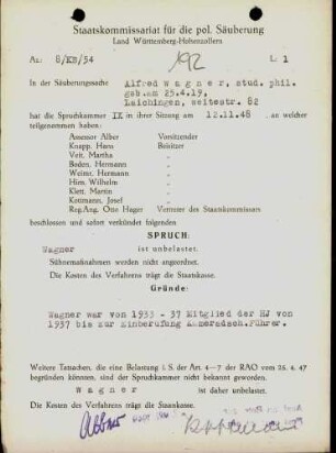 Wagner, Alfred