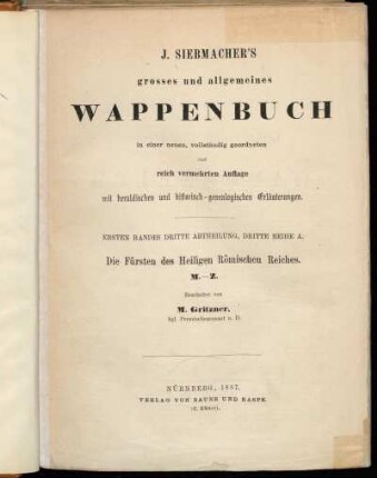Bd. 1, Abth. 3, Reihe 3, A[2]: M - Z