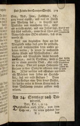 309-322, Am 24. Sonntage nach Trinitatis
