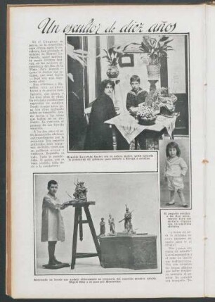 Un escultor de diez años