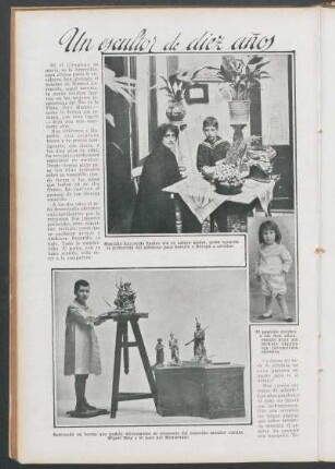 Un escultor de diez años