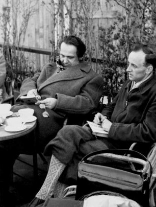 Friedrich Gerke und Hans-Jürgen Imiela auf einer von Gerke geleiteten Exkursion nach Oberitalien in Venedig