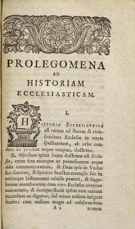 Frid. Adolphi Lampe Synopsis Historiae Sacrae Et Ecclesiasticae Veteris Testamenti