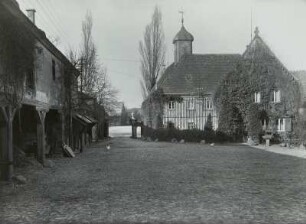 Oberwartha, Klostergut. Pferdestall, Hoftor und Herrenhaus