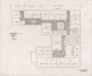 Gsaenger, Gustav; Lenggries (Bayern); Gasthaus "Altwirt", Umbau - Grundriss OG