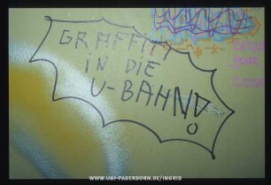 GRAFFiTi iN DiE U-BAHN!