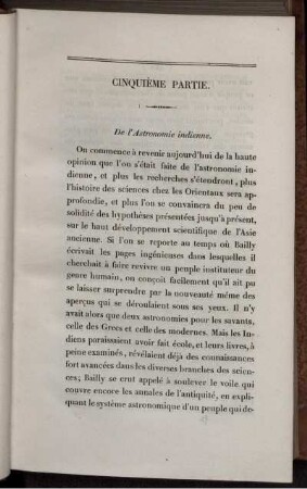 Cinquiéme Partie.