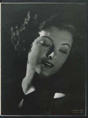 Myrna Loy - su retrato, por Hurrell
