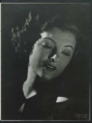 Myrna Loy - su retrato, por Hurrell