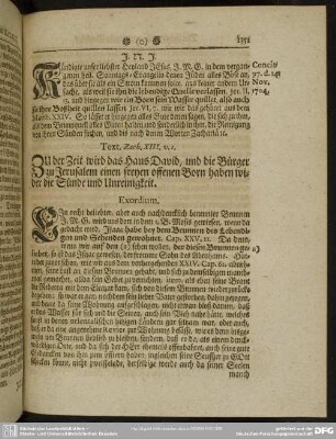 Die sieben und neunzigste Predigt aus Zach. XIII. v. 1.