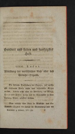 Hundert und sieben und funfzigster Heft.