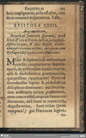 Epistola CXVII.