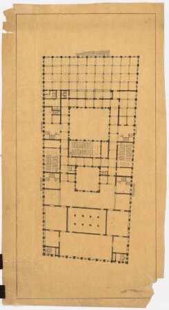 Haus der Freundschaft, Istanbul Vorprojekt 2: Grundriss EG (Variante) [nicht fertig]