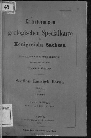 43: Section Lausigk-Borna : Blatt 43