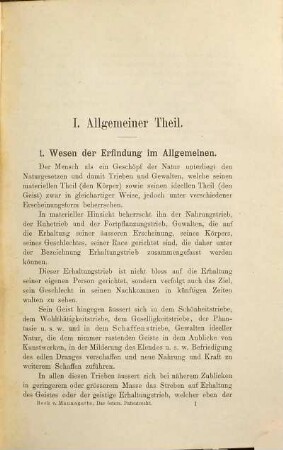 Das Oesterreichische Patentrecht