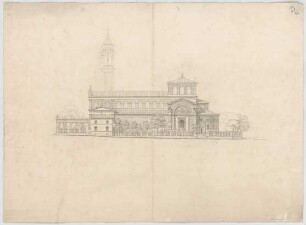 Thiersch, August ; München - Schwabing; Kath. Pfarrkirche St. Ursula - Ansicht