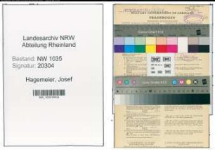 Entnazifizierung Josef Hagemeier , geb. 29.09.1902 (Steiger)