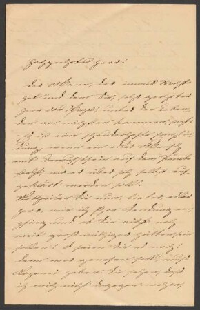 Paul Heyse (1830-1914) Nachlass: Brief von Paul Victor Wichmann an Paul Heyse - BSB Heyse-Archiv VI. Wichmann, Paul Victor