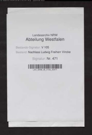 1 Brief von Alexander Prinz zu Solms
