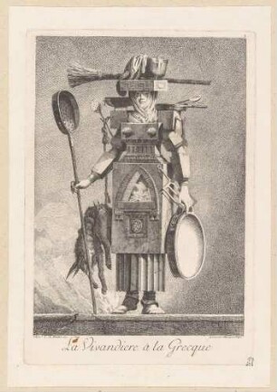 La Vivandiere à la Grecque, aus der Folge "Mascarade à la Grecque", Bl. 2
