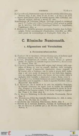 Römische Numismatik