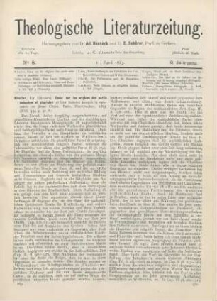 169-172 [Rezension] Montet, Edouard, Essai sur les origines des partis saducéen et pharisien et leur histoire jusqu’à la naissance de Jésus Christ