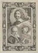 Bildnis des Adriaen Brouwer, des Jürgen Ovens und des Cornelis Bega