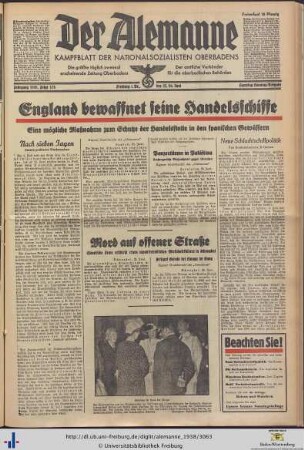 25./26.06.1938 (Samstag/Sonntag-Ausgabe)