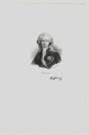 Porträt von Charles Alexandre de Calonne