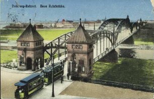 Duisburg-Ruhrort. Neue Ruhrbrücke.
