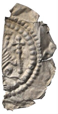 Fundmünze, Brakteat, um 1260 - 1270