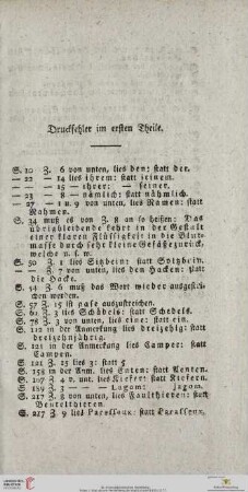 Druckfehler im ersten Theile