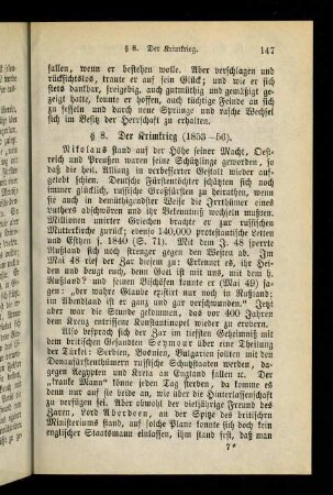 147-155, § 8. Der Krimkrieg
