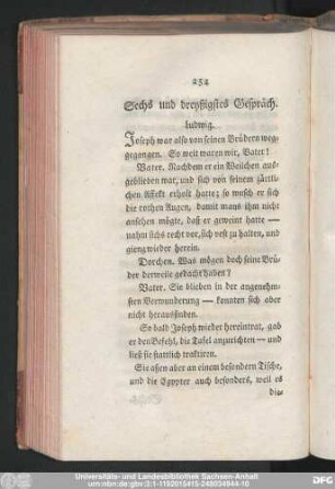 Sechs und dreyßigstes Gespräch.