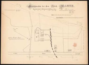 Villa Kunheim, Berlin-Niederschönweide: Lageplan der Chemischen Fabrik Kanne