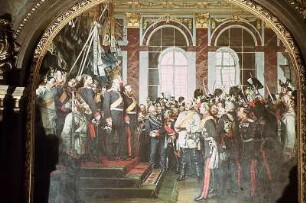 Kaiserproklamation in Versailles 1871